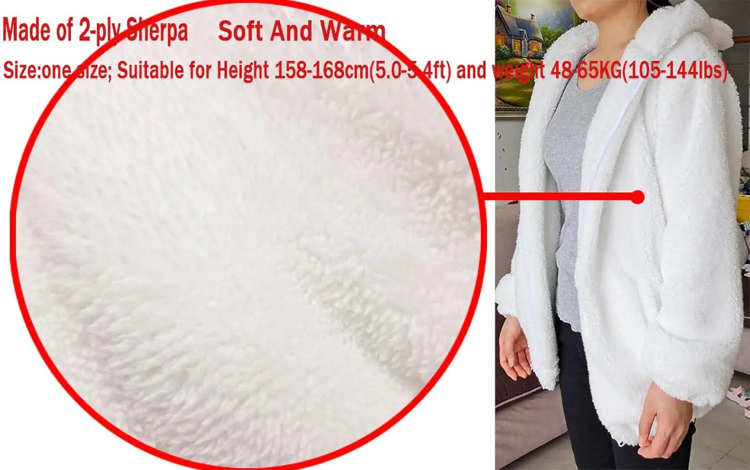 acdiac Fluffy Kawaii Bunny/Bear Hoodie Ears&Tail Animal Top Cute Rabbit Zip Jacket Winter Women Girl Sweet Sweater Coat
