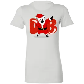 Amusing Dabbing Santa Ladies' SlimFit T-Shirt