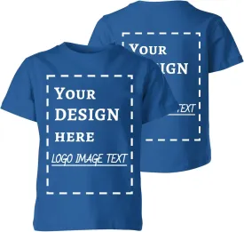 Custom T Shirts for Men Women Made in USA Personalized T-Shirts Design Your Photo/Text/Logo Customized Cotton Tee Front Back