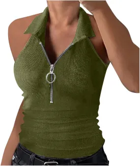 FQZWONG Tank Top for Women Trendy Summer Sleeveless Vest Shirts Casual Solid Tees Lightweight Ladies Blouses Vacation Outfits FQZWONG Tank Top for Women Trendy Summer Sleeveless Vest Shirts Casual Solid Tees Lightweight Ladies Blouses Vacation Outfits