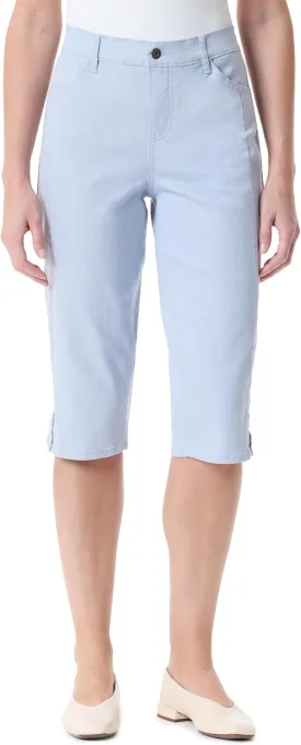 Gloria Vanderbilt Women's Dalia Seam Skimmer Short with Side Slit Vents Standard