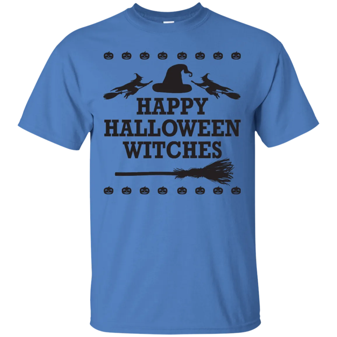 Happy Halloween Witches T-Shirt Halloween Cool Tees (Boys)