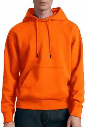 JIHUILAI Mens hoodie Fleece Hoodie Men Cotton-Blend Hooded Sweatshirt Solid Color Drawstring Hooded (S-3XL)