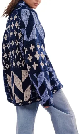 LaurelTree Womens Cardigan Sweaters Open Front Button up Weaters Y2k Knit Chunky Winter Outerwear Coats with Hem Drawstring