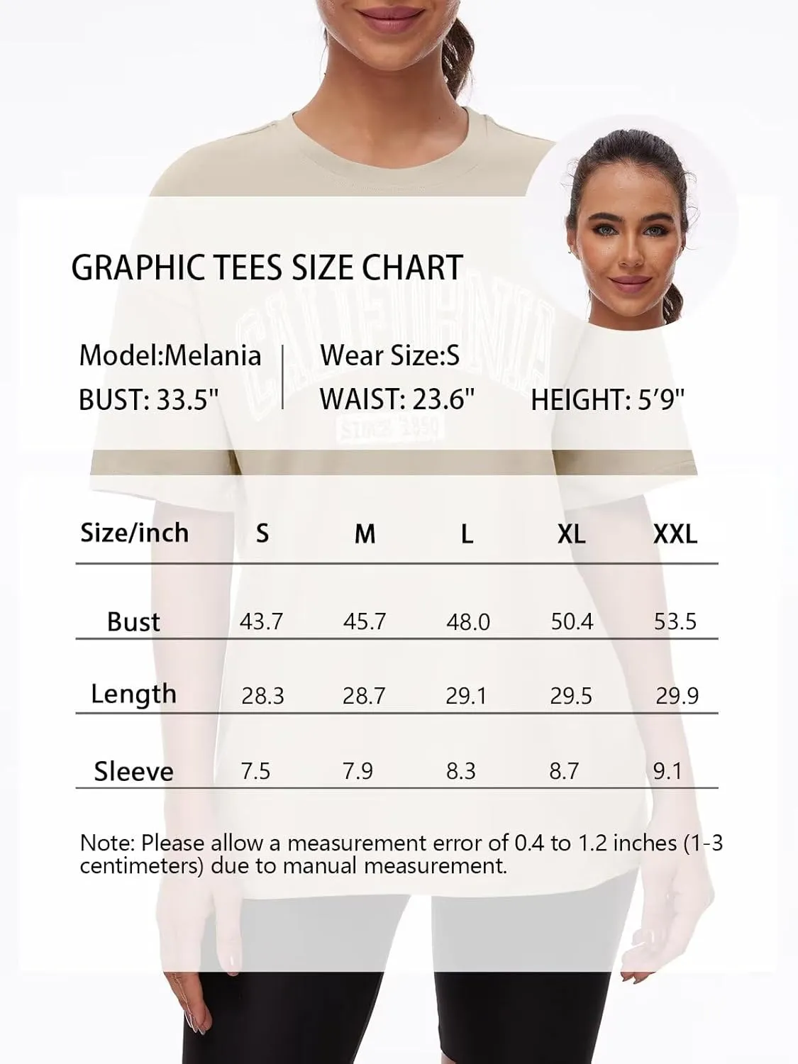 ORANDESIGNE Women Oversized Letter Print T Shirts Crewneck Graphic Short Sleeve Tees