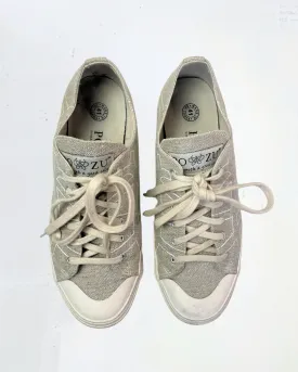 Pozu Silver Sparkle Trainers in Size EU41
