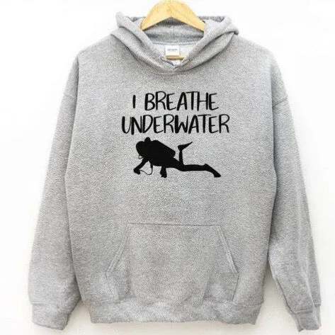 Scuba diving Hoodie Unisex | I Breathe Underwater