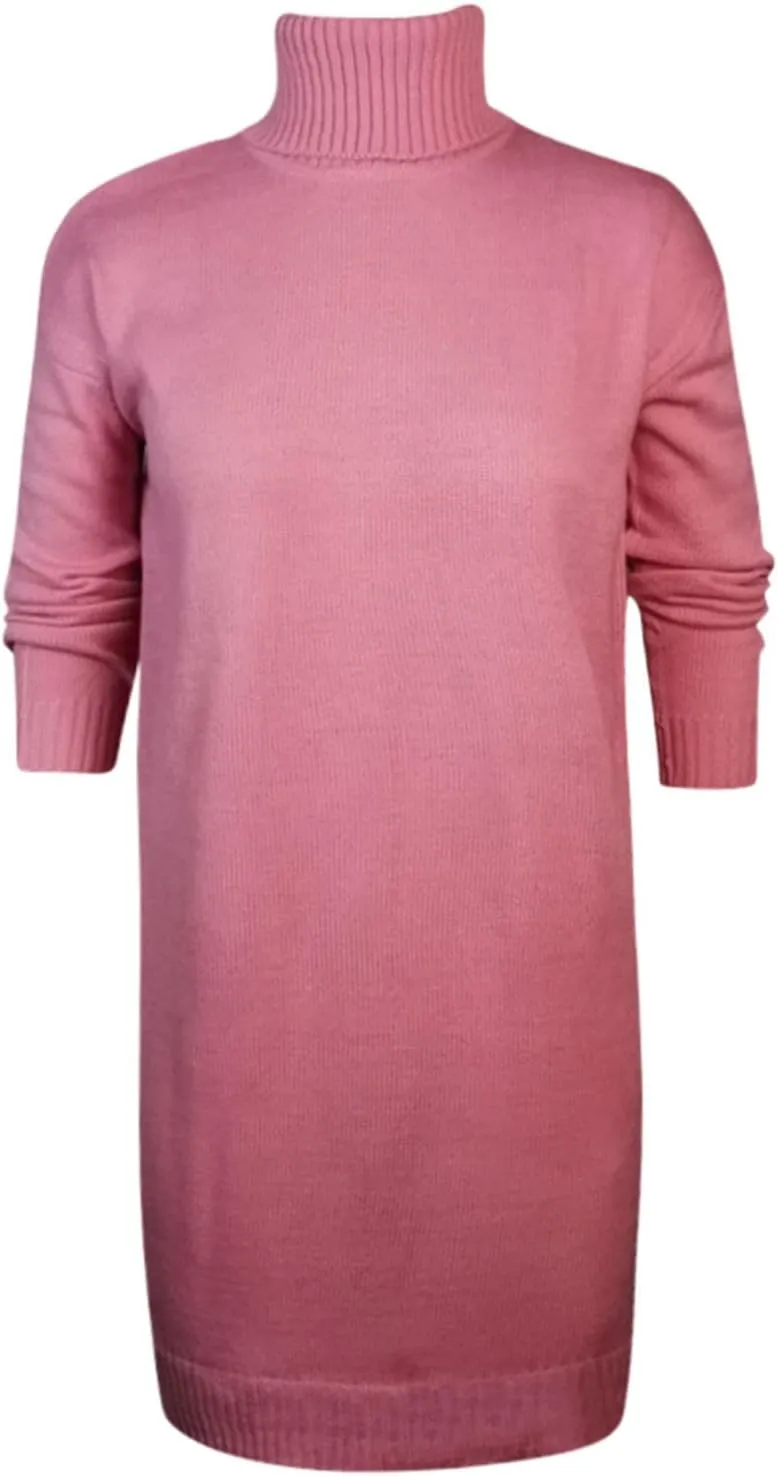 Women Sweater Short Dress Long Sleeve Turtleneck Oversized Fall Winter Dress Soft Chunky Knit Pullover Sweaters